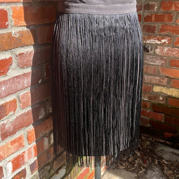 Ark & Co Black Fringe Dress size Small - Picture 4 of 8